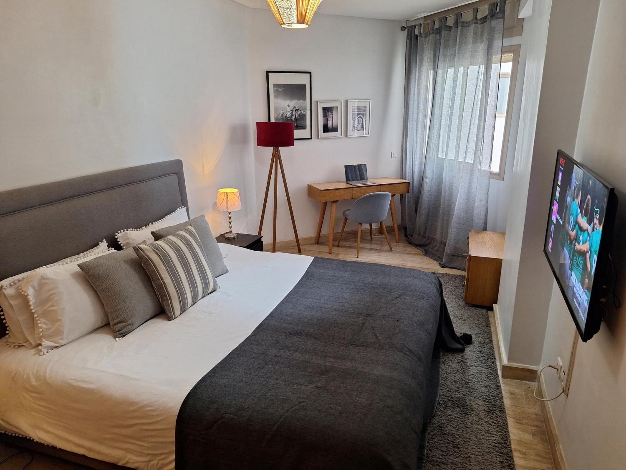 Grand Appartement De Luxe Vue Mer Casablanca Esterno foto