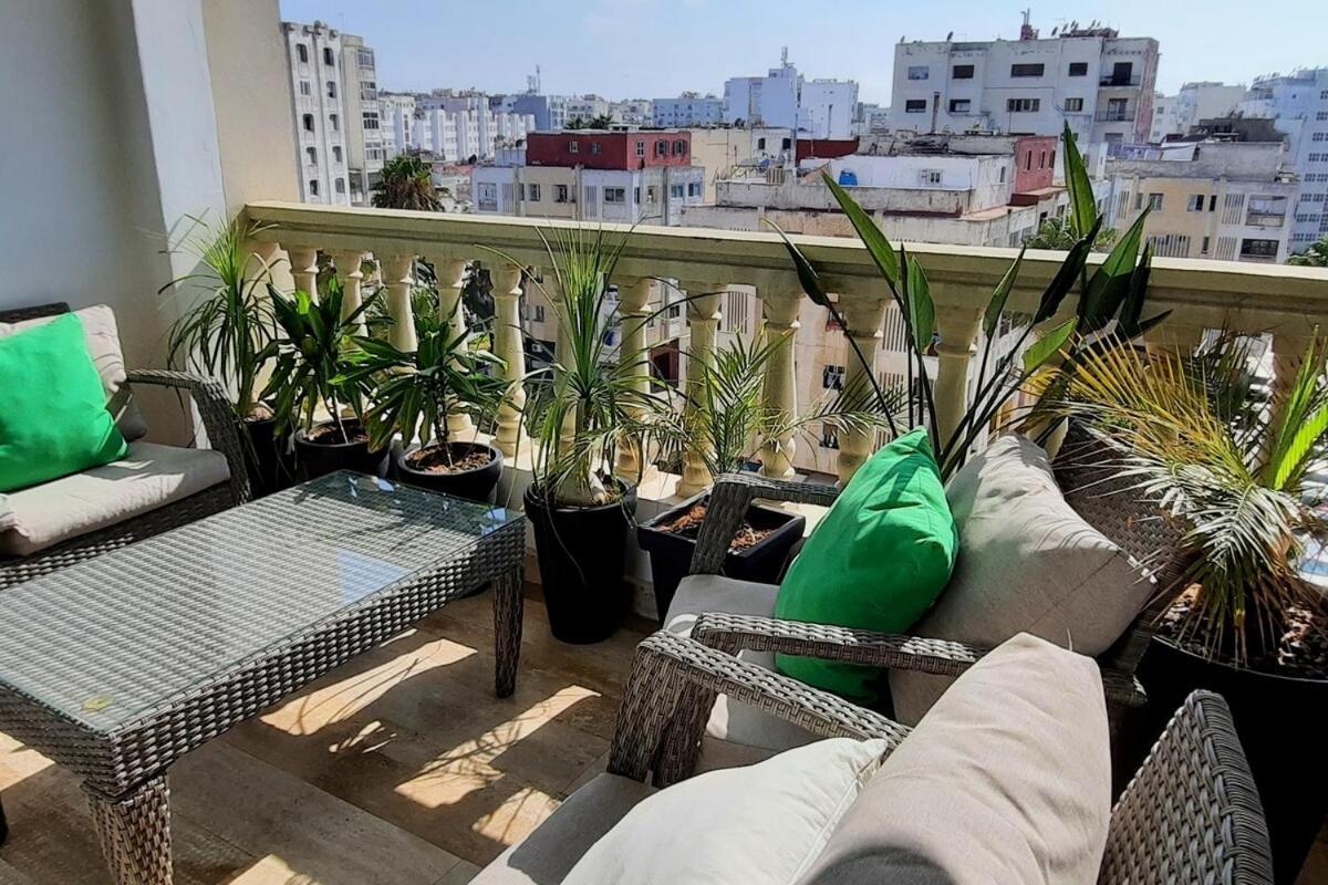Grand Appartement De Luxe Vue Mer Casablanca Esterno foto