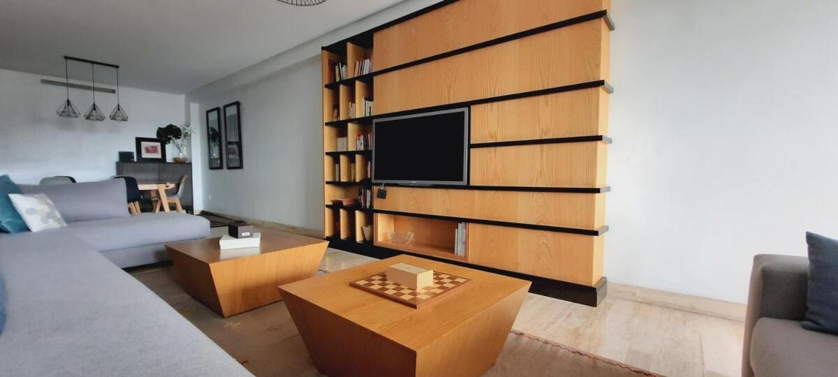 Grand Appartement De Luxe Vue Mer Casablanca Esterno foto