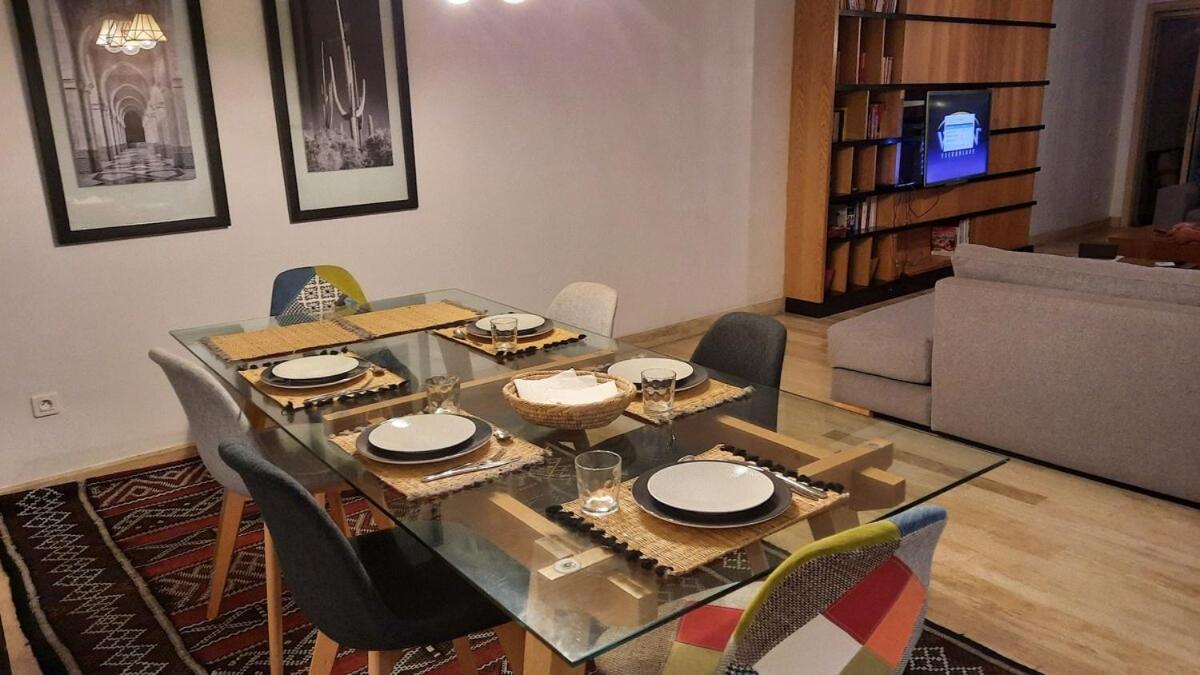 Grand Appartement De Luxe Vue Mer Casablanca Esterno foto